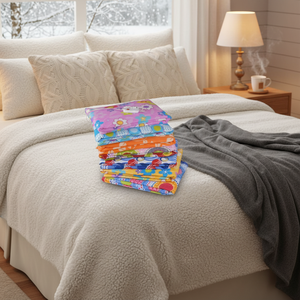 Gulyat Floral Electric Blanket Double <b>Temperature</b> <b>Control</b> Washable for Winter Made Polyester Sherpa Flannel Fleece for Home - Product Image 3