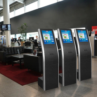 Sistema Inalámbrico de Gestión de Colas para Bancos y Hospitales con Dispensador de Tickets de Pantalla Táctil