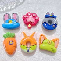 Breloques en résine Renard Dessin animé Lapin Décoration DIY pour coque de téléphone Chaussures Clip à cheveux