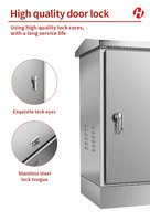 Gabinete de Red de Acero Inoxidable 42U, Rack para Servidor IP65, Cajas de Conexión y Gabinetes Resistentes a la Intemperie para Montaje en Poste en Exteriores