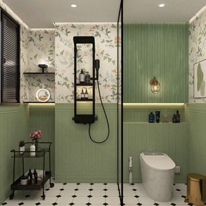 กระเบื้องบุผนังเซรามิกสไตล์100ขนาด600x1200กระเบื้องเนื้อนุ่มเนื้อครีมทันสมัยสำหรับพื้นหลังห้องครัวห้องน้ำ - Product Image 6