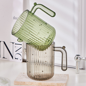 Nhà Máy Bán buôn phòng tắm hộ gia đình khách sạn Nhựa Bàn chải đánh răng cup rửa cup sản phẩm với xử lý - Product Image 6