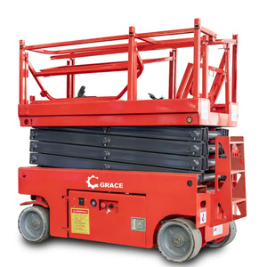 Plataforma Elevadora de Tijera Hidráulica Autopropulsada Haolong HL-SJJ-10M con Mesa de 2100x1100 mm para Empresas de Publicidad - Product Image 1