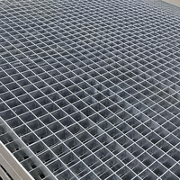 Grille en acier galvanisé pour couvercle de caniveau de drainage et gouttière