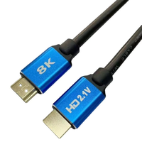 Câble audio haute définition 8K 60Hz pour téléviseur, ordinateur, moniteur, gaine en PVC, en stock