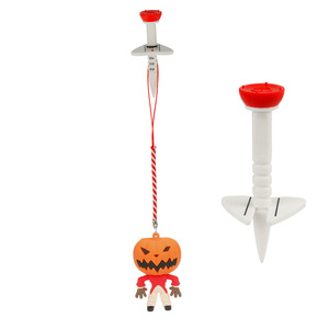 <b>Golf</b> Tee Ornaments Cartoon Pattern Adjustable Height ABS Anti-Slip With Rope For <b>Golf</b> Accessories 100 Pieces - Product Image 2