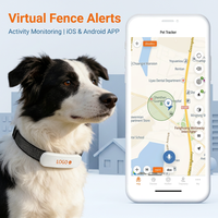 Traceur GPS pour animaux de compagnie, collier traceur GPS 4G pour chiens et chats, étanche IP67, localisation en temps réel, clôture virtuelle, longue durée de vie de la batterie