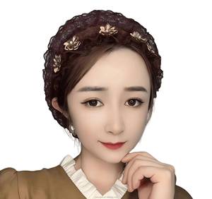Nouveau foulard islamique en dentelle écologique et respirant pour femmes, adapté à une utilisation en extérieur en toutes saisons, base de chapeau en gros - Product Image 4