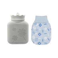 Mini sac à eau chaude et froide en Silicone, sacoche Portable étanche, Durable et mignonne, pour bouteille d'eau chaude et froide, pour l'hiver, 1 pièce, 340ml