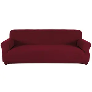 Grosir Sarung Sofa Bahan Regang Super Lembut Dekorasi Rumah Tangga Melindungi Penutup Sofa Elastis