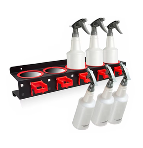 Rak penyimpanan botol semprot, bahan abrasif, rel gantung mobil, tampilan aksesori toko kecantikan, gantungan alat pembersih otomotif - Product Image 6