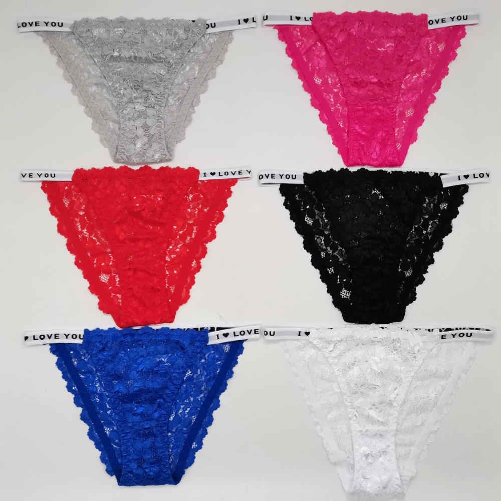 Wholesale Sexy Lingerie Womens Hipster Sexy Underwear High Quality Women's Panties Thong Lace Erotic Underwear