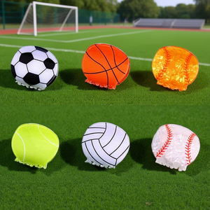 Fermagli per capelli serie sportiva da 5,2 cm per donne e ragazze con design a tema calcio, basket, baseball, tennis, pallavolo - Product Image 3