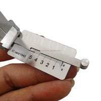 Cilindros de Cerradura Lishi Style 2 en 1 SS349 Union Lock UNI3, Decodificador y Herramienta de Apertura 2 en 1