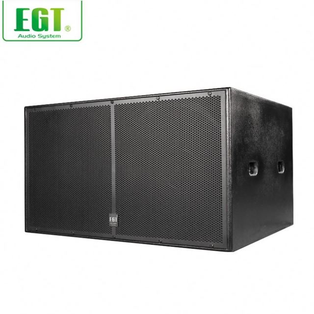 High Performance Double 18 Inch Subwoofer Passive Professional Speaker 1000W/4000W Power 142dB MAX SPL for Outdoor Performances