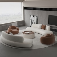 Sofá Seccional en Forma de Abrazadera para Apartamentos, Áreas de Recepción y Discusión en Salones de Belleza, Tiendas de Ropa, Oficinas, Hostales, Vestíbulos de Hoteles y Salas de Estar