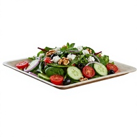 Assiettes jetables classiques en bois biodégradable et écologiques de 7 pouces, durables, avec support gravé, compatibles micro-ondes, qualité alimentaire, sans BPA