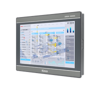 Panel de Control PLC con Pantalla Táctil Kinco G2121E2 de 12.1 Pulgadas, Automatización Industrial HMI, Doble Ethernet, 4G para Interfaces Hombre-Máquina