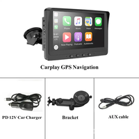 Écran tactile 7 pouces PND sans fil, écran portable pour voiture, autoradio avec Carplay
