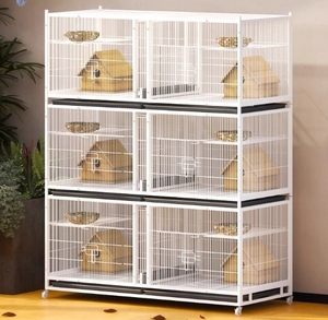 Fabrikant Groothandel Drielaagse Vierkante Grote Papegaaienkooi Vogelkooi Grote Broedvogelkooi Met Dienblad <span class=keywords><strong>Feeder</strong></span> - Product Image 6