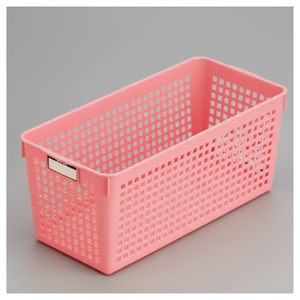 Cesto di stoccaggio nome sottile Inomata in colore rosa - Product Image 1