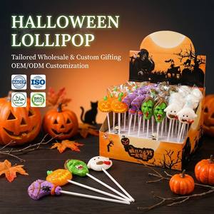 Dulces <span class=keywords><strong>de</strong></span> Halloween para <span class=keywords><strong>el</strong></span> juego <span class=keywords><strong>de</strong></span> truco o trato, paquete <span class=keywords><strong>de</strong></span> 12 unidades <span class=keywords><strong>de</strong></span> piruletas con forma <span class=keywords><strong>de</strong></span> monstruo surtidas en caja <span class=keywords><strong>de</strong></span> regalo temática para fiestas y eventos - Product Image 1