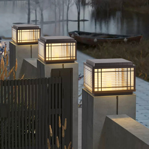 ไฟ LED ประดับสวนแบบ E27ตั้งพื้นกันน้ำได้โคมไฟ IP65ทรงสี่เหลี่ยมสำหรับสนามหญ้ากลางแจ้งวิลล่าและแสงแดด - Product Image 2