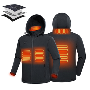 Chaqueta calentada de 5V 5/7/8 zonas Usb Otoño Invierno almohadilla calentada cálida para chaquetas deportes pesca chaqueta impermeable calentada <span class=keywords><strong>chaleco</strong></span> calentado - Product Image 4