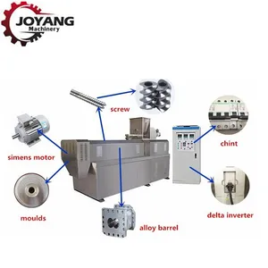 Ligne de production automatique de machines de traitement d'aliments pour animaux de compagnie de capacité élevée