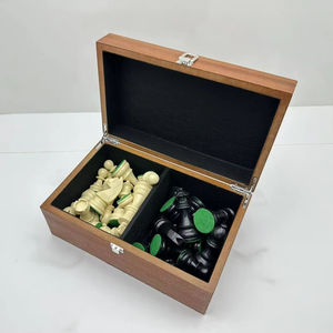 Scatola di immagazzinaggio di pezzi di <span class=keywords><strong>scacchi</strong></span> in legno massello di colore del cuore di pesco di alta qualità con tre dimensioni tra cui scegliere - Product Image 6