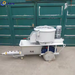 Avec CE Machine de pulvérisation de mortier de ciment de construction Petite machine de plâtrage murale <span class=keywords><strong>électrique</strong></span> Mélangeur de stuc en béton avec pompe - Product Image 4