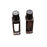 Flacon vaporisateur de parfum unique 30 ml en verre haut de gamme, format voyage, distributeur d'échantillons de parfum vide exquis, forme carrée allongée