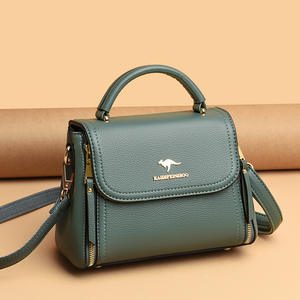 女性用ハンドバッグPUレザー女性用クラッチハンドバッグメッセンジャーバッグクロスボディPUトートトップハンドルサッチェルショルダーバッグ - Product Image 4