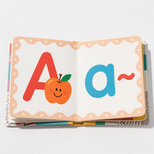 <span class=keywords><strong>Libro</strong></span> ABC para niños, tablero de alfabeto interactivo ecológico, tablero dúplex Kraft de cubierta dura duradera para aprendizaje preescolar de 3 <span class=keywords><strong>a</strong></span> 6 <span class=keywords><strong>a</strong></span>ños - Product Image 3