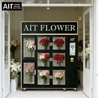 Distributeur automatique de bouquets de fleurs intelligent AIT avec écran tactile 21,5 pouces, gestion basée sur le cloud, multiple