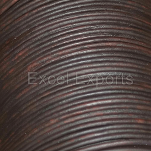 Elegante Estilo Vintage Acabado antiguo Cordón de cuero redondo Pulsera y collar Cordones para bolsos Estilo vintage elegante - Product Image 1