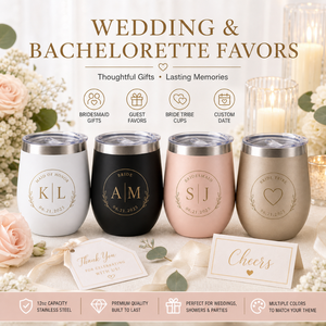 Vaso de <span class=keywords><strong>Vino</strong></span> Personalizado de Acero Inoxidable al Vacío sin Tallo con Tapa, Recuerdo de Boda, Regalo <span class=keywords><strong>para</strong></span> Damas de Honor - Product Image 4