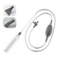 Pompe à eau écologique en plastique pour aquarium, siphon de vidange, nettoyeur de sable, accessoires pour aquarium, boîte de nettoyage pour aquarium