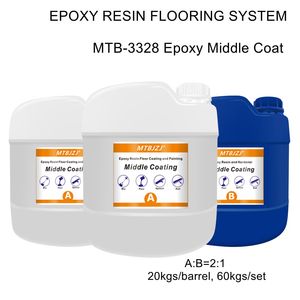 2:1 Solvent-Free Oil-Based Epoxy <strong>Primer</strong> and Top Coat for Concrete Floors Brush and <strong>Roller</strong> Application Liquid Coating - Product Image 3