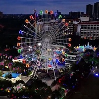 Grande roue de 50m pour parc d'attractions, à vendre, pour le carnaval