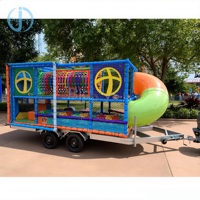 Manège de fête foraine portable, certifié CE, pour extérieur, avec remorque, pour enfants, en vente directe d'usine