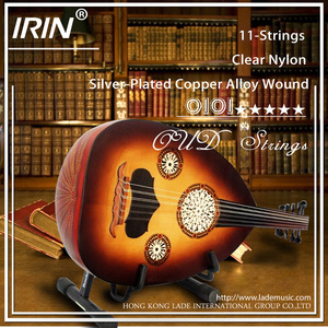 Stringhe di IRIN OUD corde di liuto turco Oud arabico filo di avvolgimento in lega di rame argento-placcato in nylon trasparente - Product Image 5