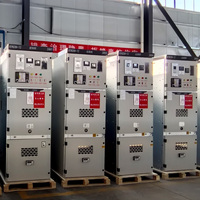 Armoire de distribution électrique à courant élevé 12 kV KYN28, appareillage métallique blindé IP4X, résistance aux courts-circuits 20 kA-40 kA