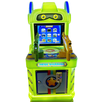 Machine d'aventure d'arcade pour enfants avec lumières LED, effets sonores et commandes tactiles sécurisées pour les centres de divertissement familial
