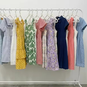 Vestidos de Verano para Niñas de Alta Calidad, Estampado Floral, Sin Mangas, Rosa, Blanco, Morado, Multicolor, Casual - Product Image 3