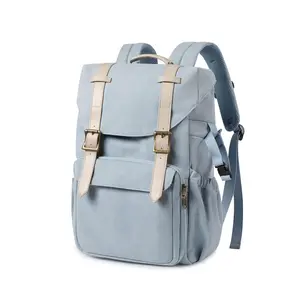 Waterproof Outdoor Hiking Canvas Camera Bag Camera Backpack For Travel Photographers