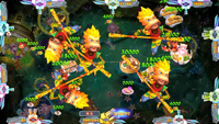 Nuevo Juego de Mesa de Peces en Inglés y Chino, Software NINJA TURTLE para Sala de Juegos, Máquina de Juego de Peces para 10 Jugadores con 3 Años de Garantía