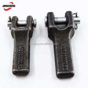 Fourniture d'usine (lot de 2) 3/8 "5/16 pouces de retenue de chaîne de sécurité à souder pour <span class=keywords><strong>attelage</strong></span> de <span class=keywords><strong>remorque</strong></span> de camion moins <span class=keywords><strong>cher</strong></span> - Product Image 3