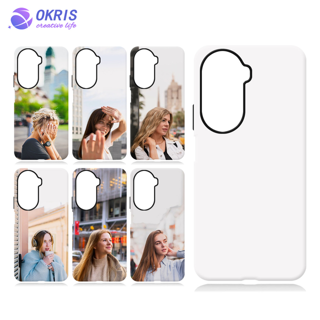 Heavy Duty Blank Sublimation 3D Film Phone Case for Huawei Nova 11 SE DIY 3D 2IN1 Phone Shell for Huawei Nova 10
