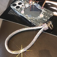 Rantai ponsel mewah baru Dompet gantungan kunci gelang penjualan laris gantungan kunci bling grosir